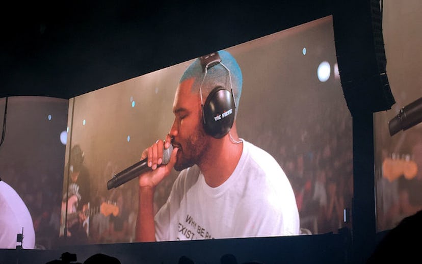 Frank Ocean performing at the New York City’s Panorama Festival.