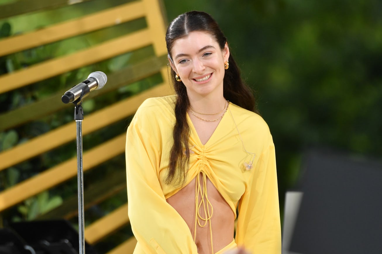 NEW YORK, NY - AUGUST 20: Lorde is seen performing during "Good Morning America's" Summer Concert S...