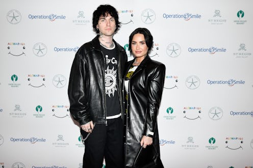 PARK CITY, UTAH - APRIL 01: (R-L) Demi Lovato and Jutes attend Operation Smile's 11th annual Celebri...