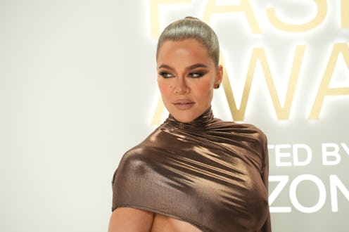 NEW YORK, NY - NOVEMBER 07: Khloe Kardashian attends 2022 CFDA Fashion Awards on November 7, 2022 a...