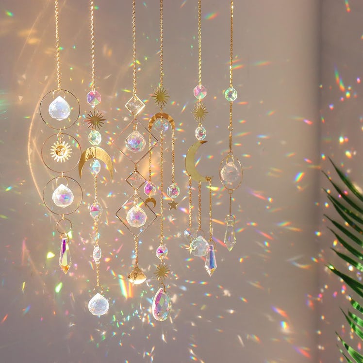 ilclviz Store Colorful Crystal Suncatchers (6-Pack)