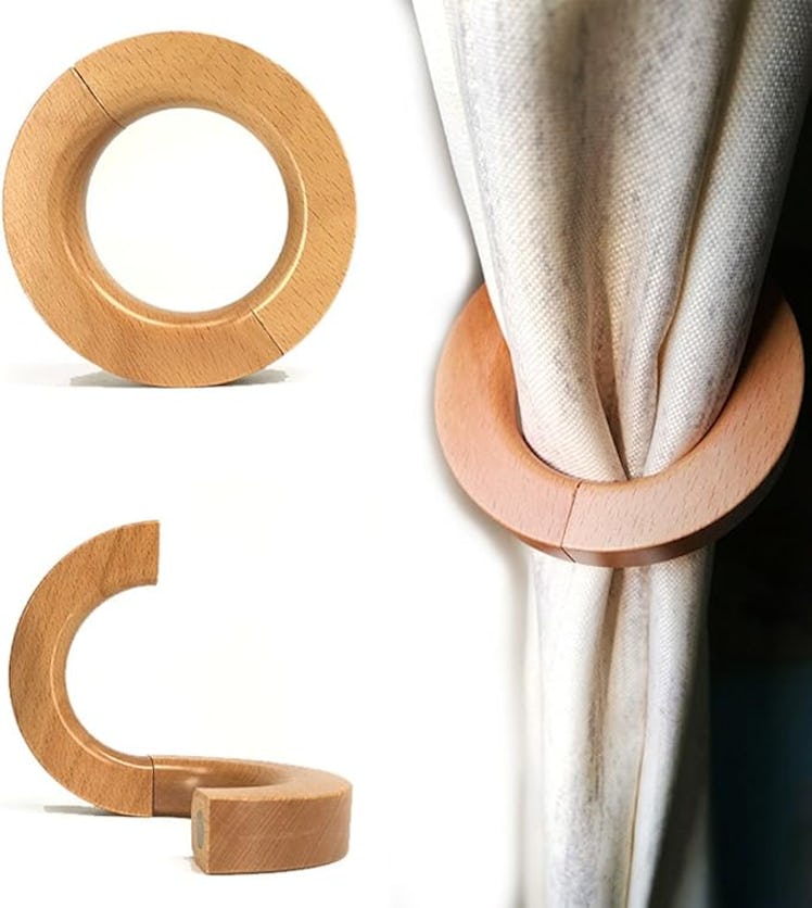 Nice purchase Wooden Curtain Tie-Backs (2-Pack)