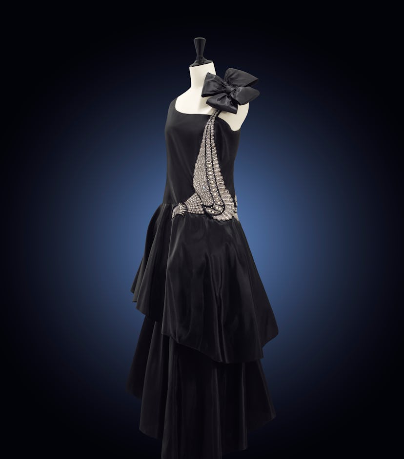 "Bel Oiseau" robe de style from Jean Lanvin haute couture fall/winter 1928.