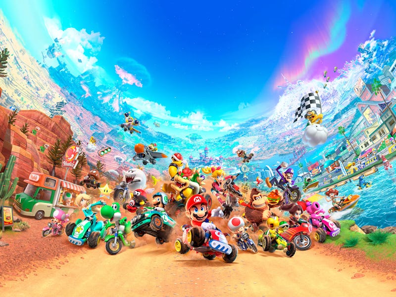 artwork from Mario Kart World